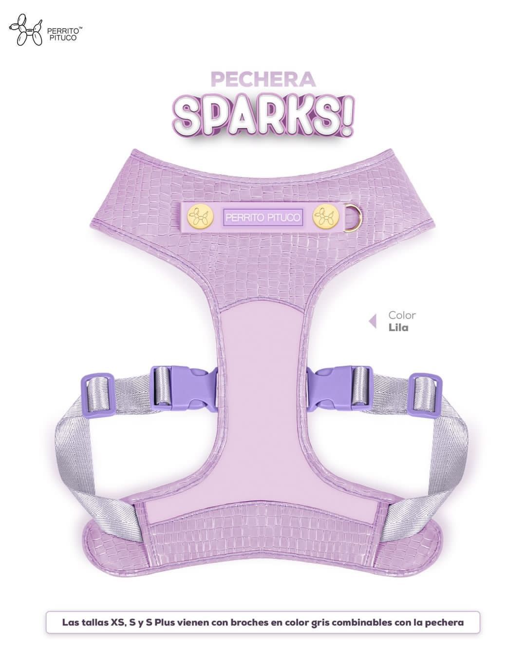 Sparks pechera lila