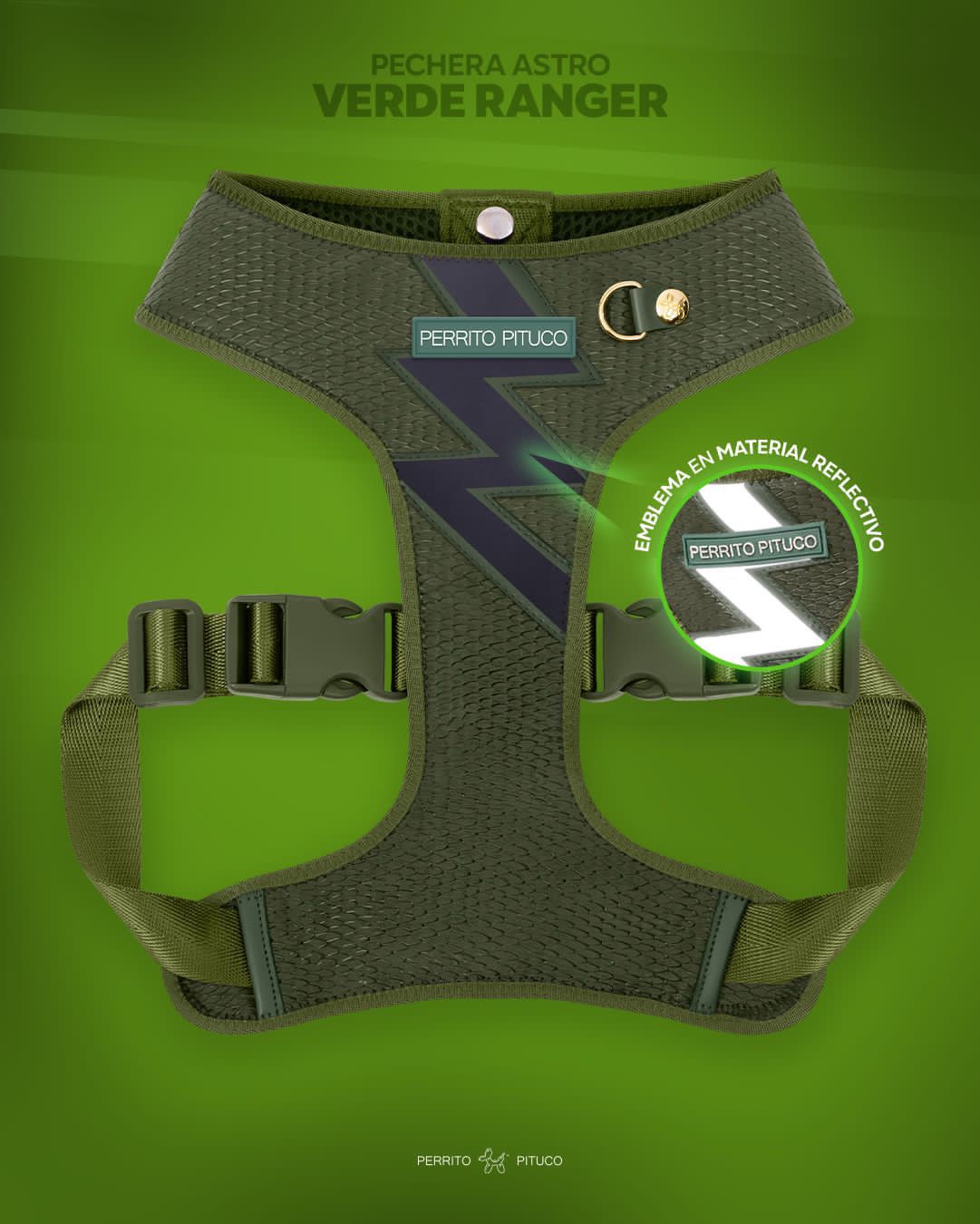 Pechera Astro Verde Ranger