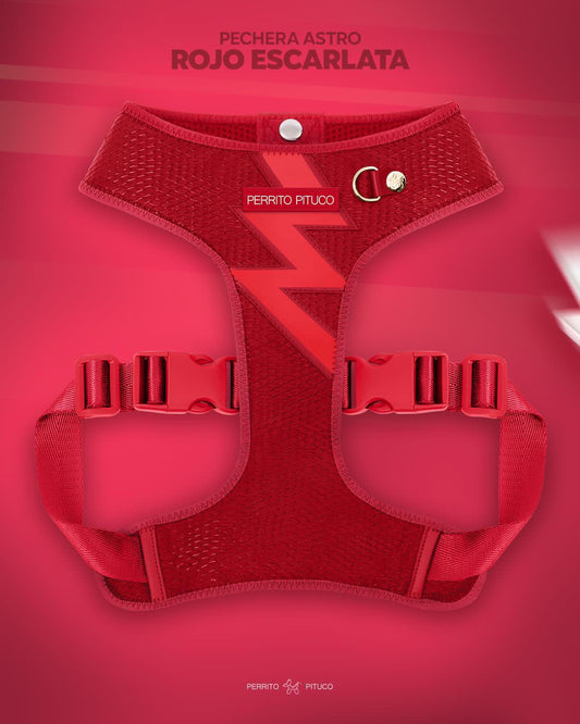 Pechera Astro Rojo Escarlata