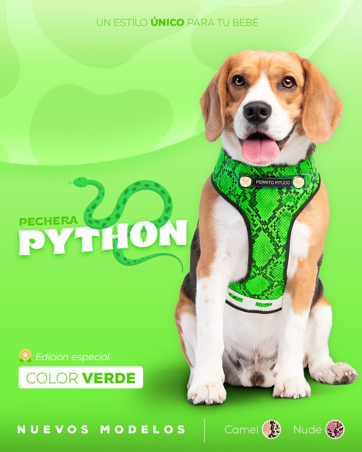 Pechera Python Verde