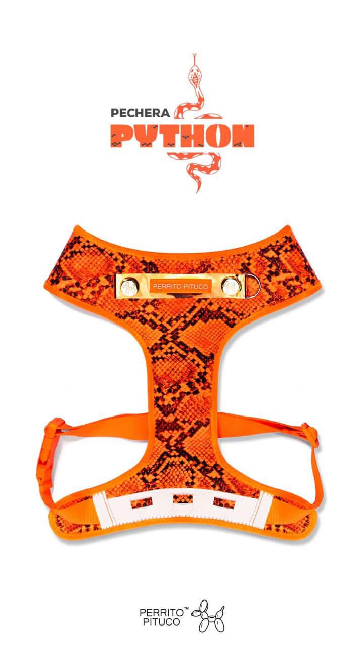 Pechera Python Naranja