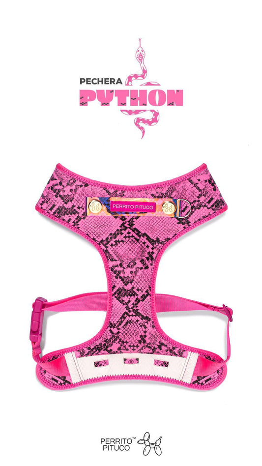 Pechera Python Rosa